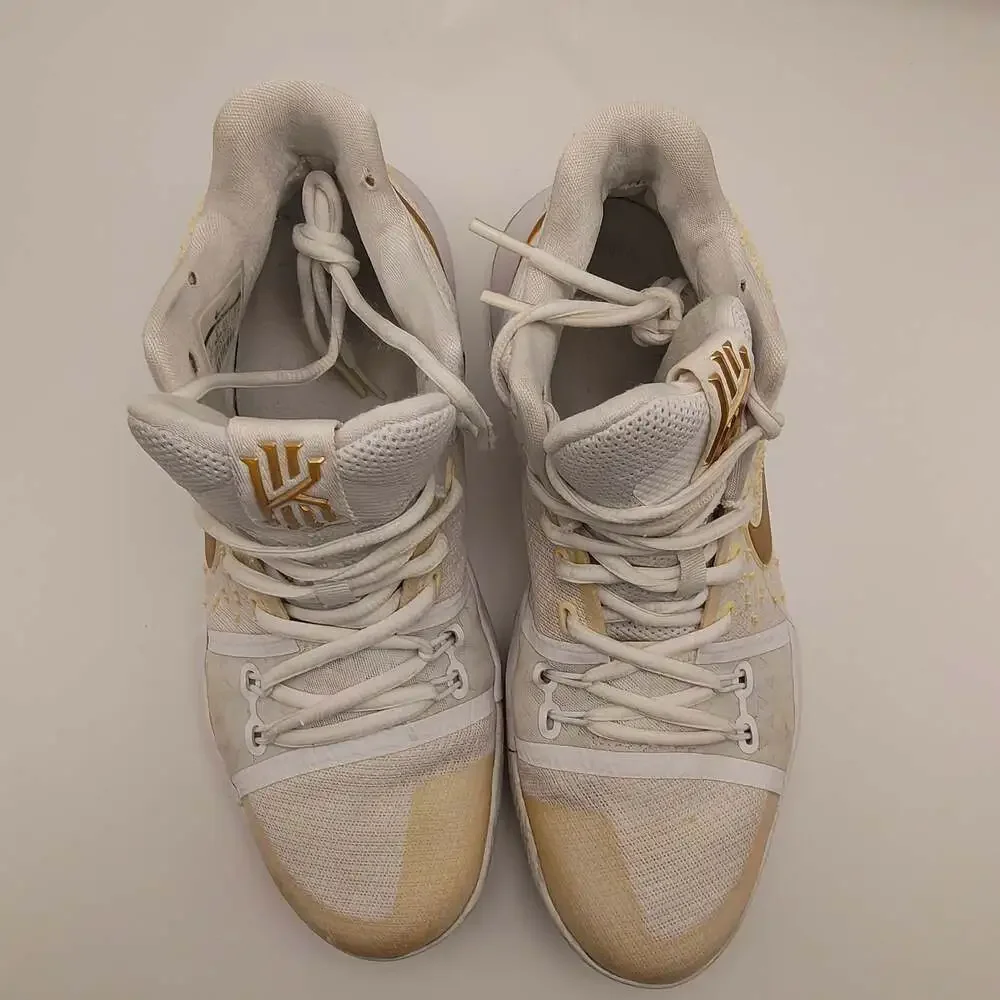 Nike Kyrie 3 Ivory Gold Summer Pack Basketball Shoes Mens Size 9 852395-902